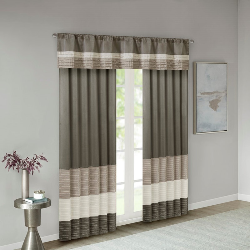 Curtains, Gray Multi