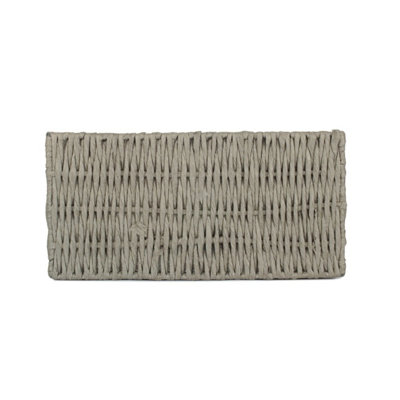 Fleur De Lis Living Seagrass Decorative Basket