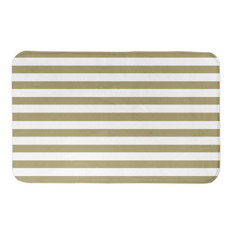 Bathroom Mat Bathroom Mat Anti-slip Bathroom Mat Gold Stripe