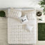 Ensembles de literie simple en microfibre douce, style métallique moderne pour la maison
