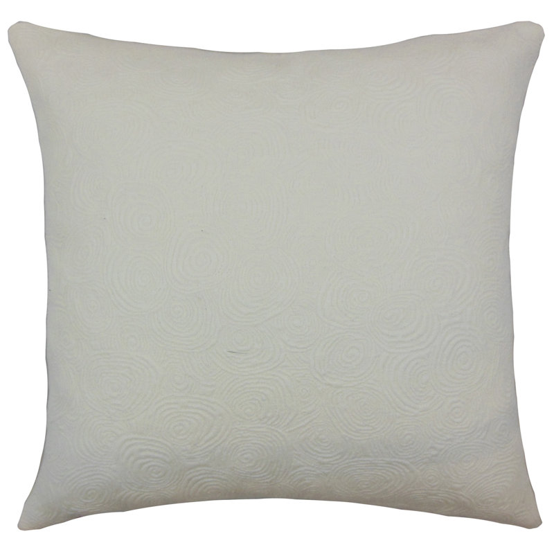 Square Pillow Cover & Insert, White