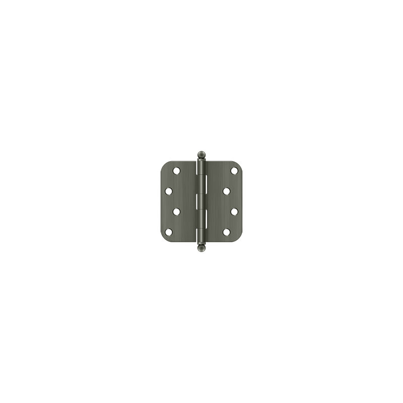 102'' x 102'' Steel Butt Bearing Hinge, Antique Nickel