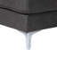 Canapé et méridienne orientés vers la droite en microfibre / microsuède de 117,38 po de large Liam-1643911977