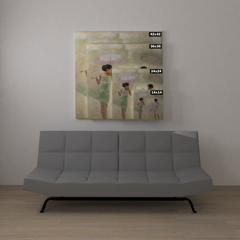« brella filles 1 sororité mode-american american », reproduction d’impression sur toile, H 36 po x l 36 po x P 1,5 po