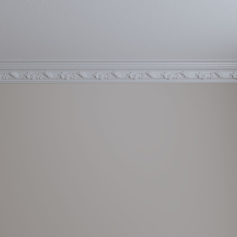 Southampton 94.5" White Polyurethane Crown Moulding