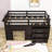 Gigel Kids Twin Loft Bed with Drawers-1887771780