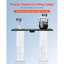 Système de colonne de levage de table électrique réglable de 260 lb avec une hauteur de 14,2 à 31,1 po