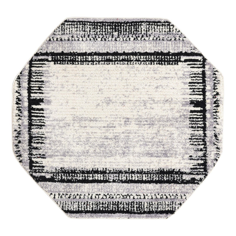 Ethelyn Indoor Rug, Octagon 5'3" x 5'3"