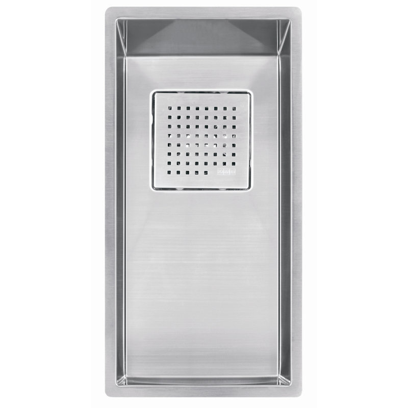 Peak 17.75" L x 8.25" W Undermount Kitchen Sink