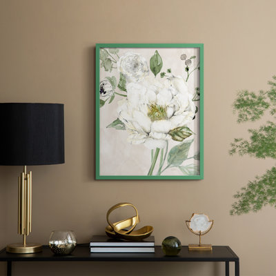 Garden Elegance II Framed Print - Solid Wood