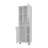 FM FURNITURE Buckshot Kitchen Pantry with Open Storage and 2 Doors,  White