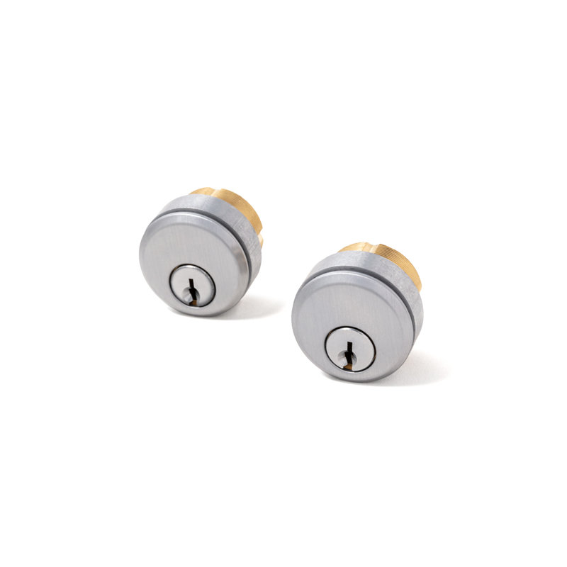 Anneaux de cylindre à clé à mortaise nord-américain FHC PF205CCBS, matériau en laiton, diamètre 1-5 / 32 ", épaisseur de l'anneau de 0,36", finition en acier inoxydable brossé