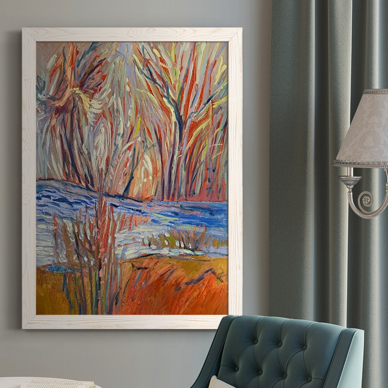 «Cadmium Winter Solstice I», reproduction d'un seul cadre photo sur toile, Blanc, H 37,5 po x l 27,5 po x P 1 po