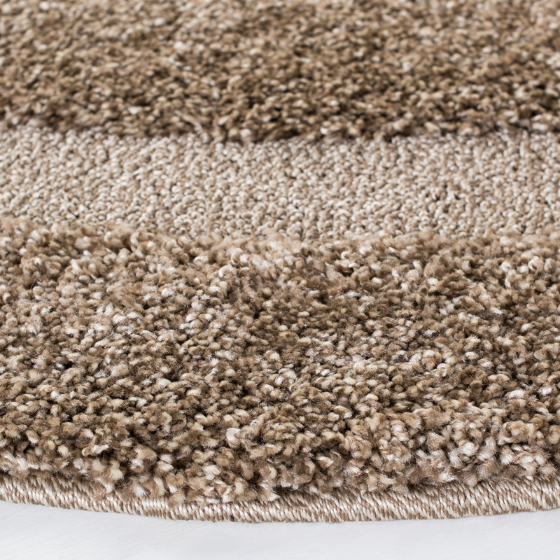Solid Colour Power Loom Area Rug, Rectangle 61 x 91 cm