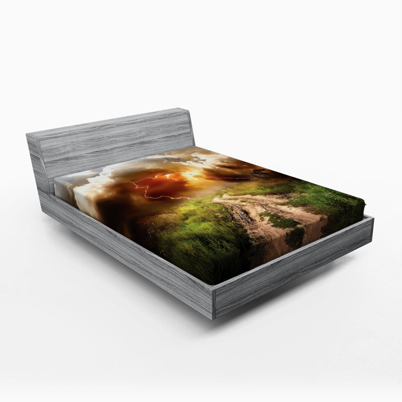 Drap ajusté nature, Drap-housse de taille double