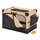 Collapsible Soft-Sided Crate with 4 Doors
