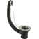Economy 8.6cm Chain and Stopper Waste Kitchen Sink Drain With Overflow