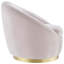 Chaise pivotante en velours performance Buttercup-1638978739