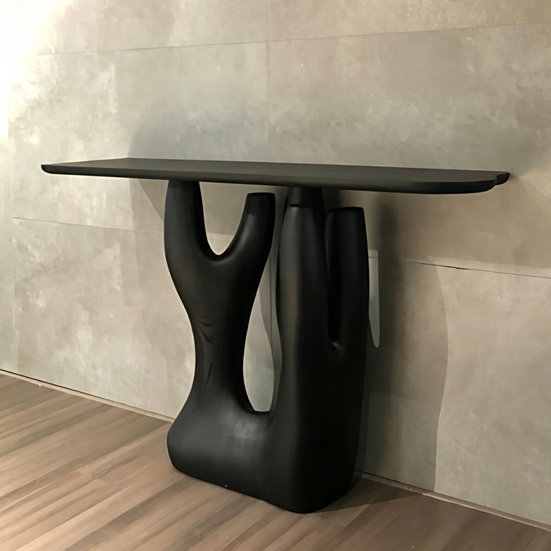Console artistique italienne de style italien, H 29,5 po x l 63 po x P 15,7 po