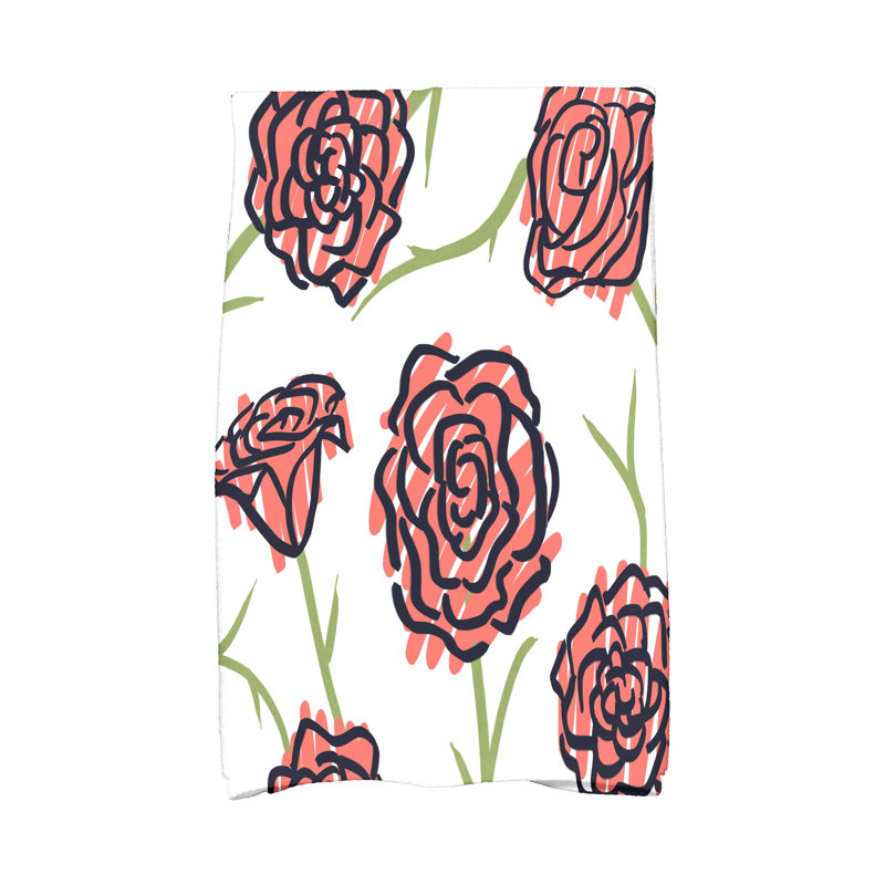 Slezak Hand Towel, Coral