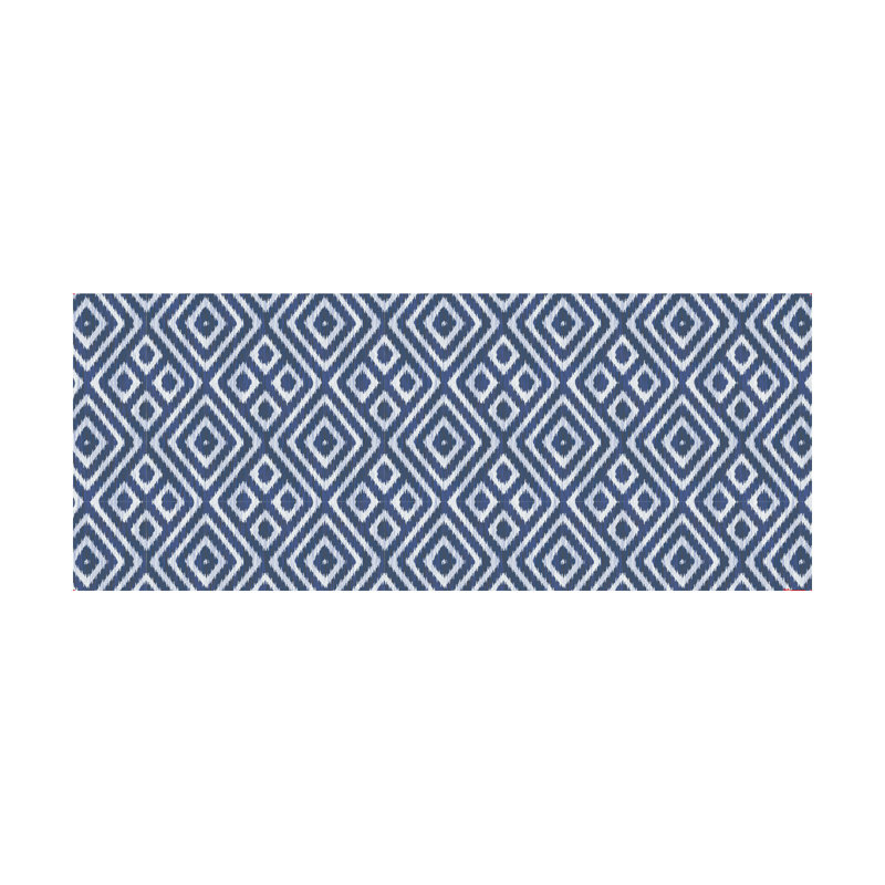 Davanti Vinyl Floor Mat - Deep Blue Collection, Runner 2' x 5'