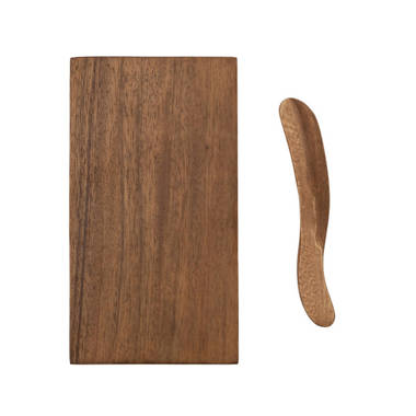 Rae Dunn Bamboo Cutting Board and Knife 3 Piece Set - Chopping Board, Mini  Charcuterie Board, Black