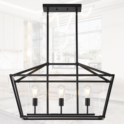 Luminaire suspendu à 3 lumières pour îlot de cuisine