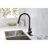 Kitchen Faucet With Pull Down Sprayer-124897239