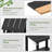 Outdoor Side Table 2 Tier Outdoor Table For Adirondack Side Tables For Outside Or Indoor Bamboo End Table For Pool Porch Weather Resistant Easy Maintenance-119291023