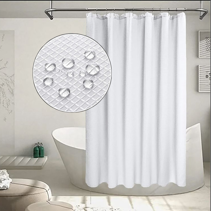 Coogan Shower Curtain, White