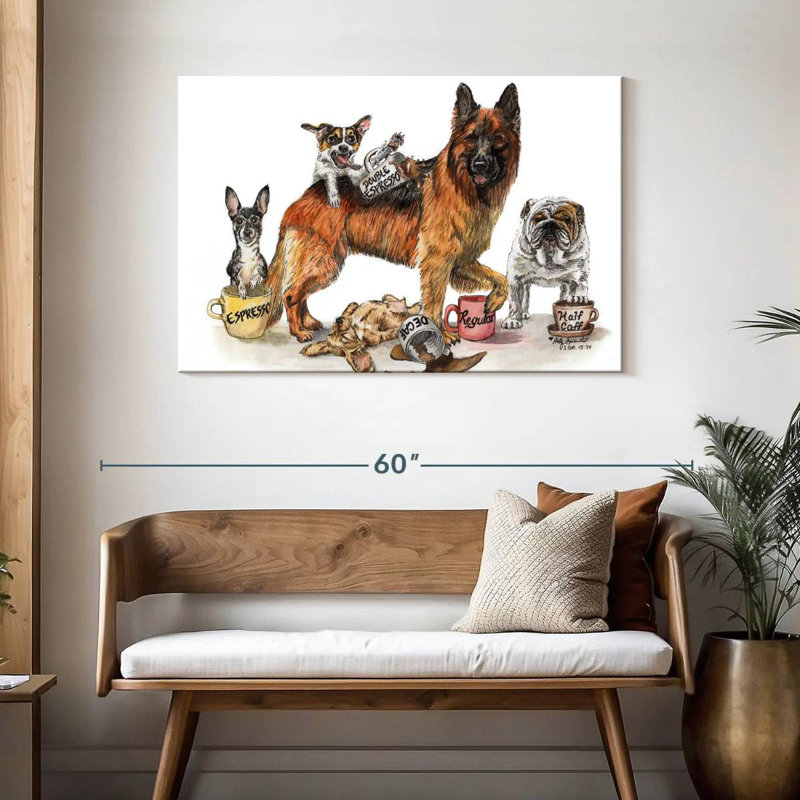Brampt Coffee Dogs, H 30 po x l 45 po