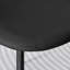 Edzard Pedestal High Gloss Dining Table Set with 6 Faux Leather Dining Chairs-94016599-94016596