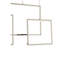 Arvīds 3 - Light Silver LED Square/Rectangle Pendant