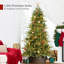 Multicolore sapin de Noël illuminé pré-éclairé