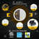 6'' Ultra Slim Selectable CCT New Construction LED Canless Recessed Lighting Kit