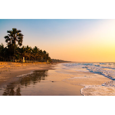 Beach In Serrekunda - Wrapped Canvas Print