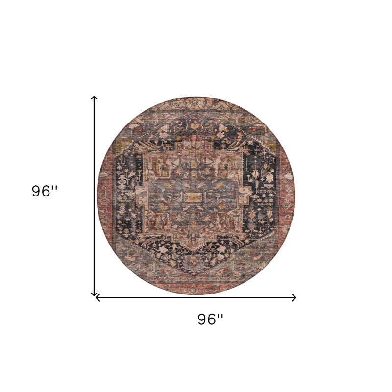 Tapis intérieur lavable 8 pi