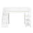 Loft Bed With Shelves, Storage Staircase, Small Wardrobe And White LED Light-1025593308