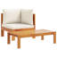 8 Piece Garden Sofa Set With Cushions Solid Wood Acacia