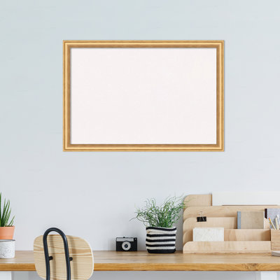 Amanti Art No Cork Wall Solid + Manufactured Wood Bulletin Board