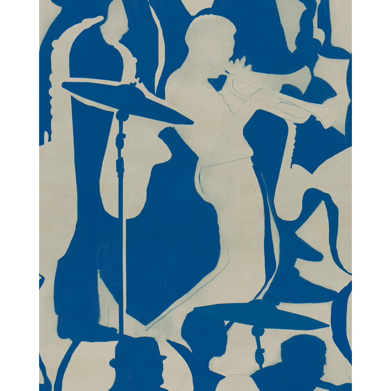 JAZZ LIVE Wallpaper Roll, Blue