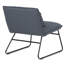 Fauteuil de chambre en polyester de 25,2 po Burke