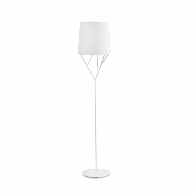 Lampe sur pied Tree, Blanc mat, Blanc