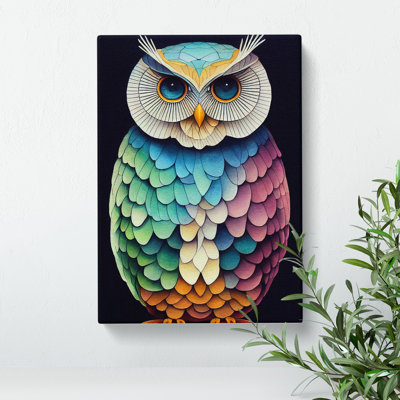 An Incredible Owl - Wrapped Canvas