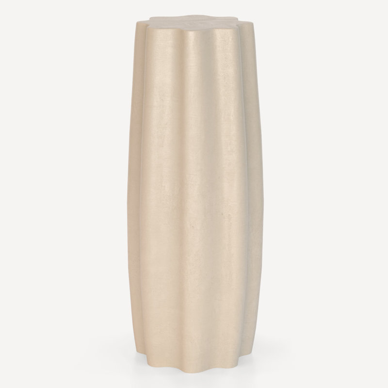 Piédestal Clara, Beige