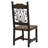 Handmade Solid Wood Side Chair in Brown