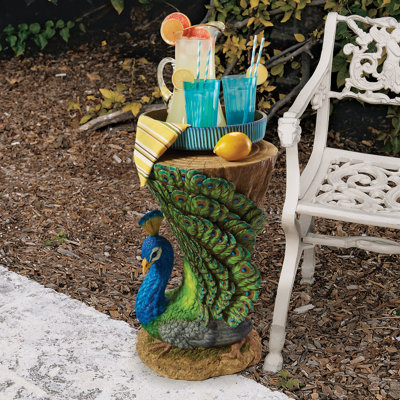 Caisson de sculpturale provocantes peacock