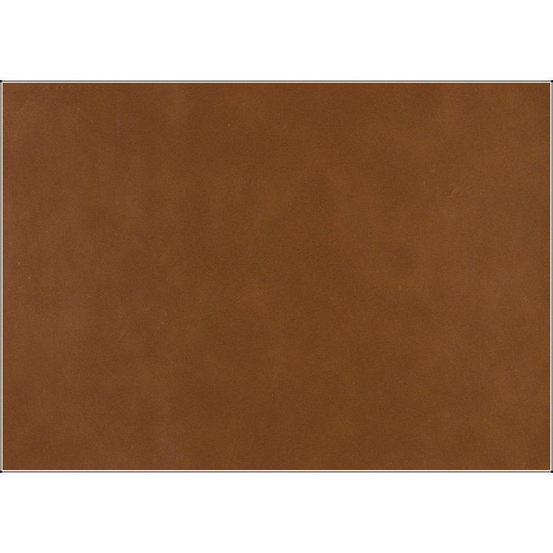 Chaise d'appoint en similicuir, Brun / Naturel
