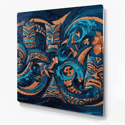 Art mural gris hawaïen