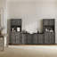 Armoires de rangement pour garde-manger 70,8 po avec tiroir et tablettes réglables-121621558